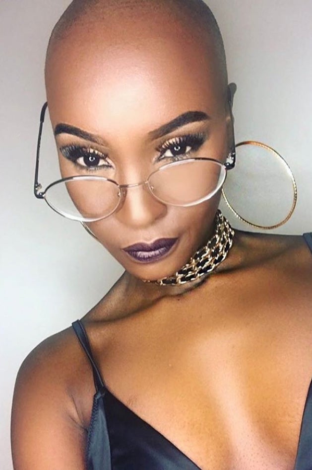 19 Stunning Black Women Whose Bald Heads Will Leave You Speechless
